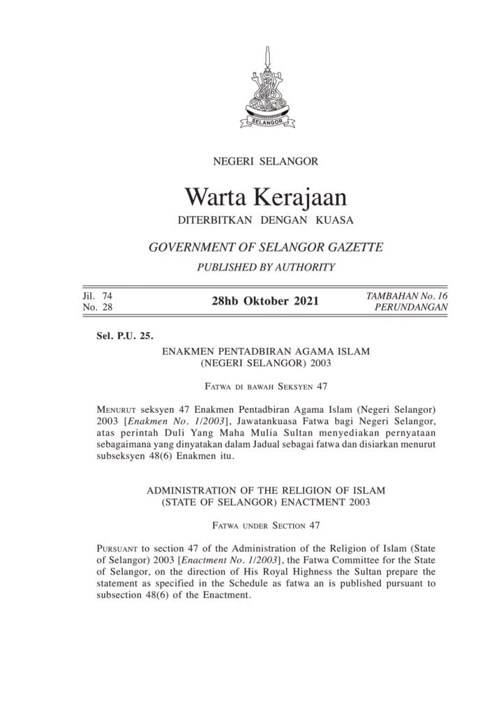 Imbasan halaman 1 daripada 2 — Fatwa Hukum Penggunaan Vaksin Covid-19