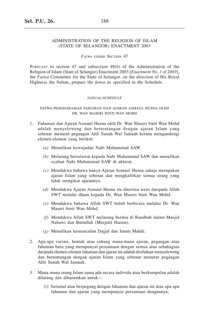 Imbasan halaman 3 daripada 8 — Fatwa Penetapan Harga Zakat Fitrah Negeri Selangor Tahun 1443H/2022M