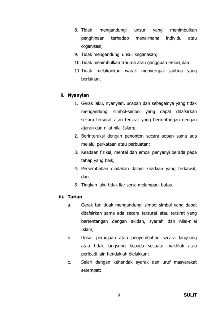 Imbasan halaman 11 daripada 19 — Garis Panduan Hiburan Dalam Islam