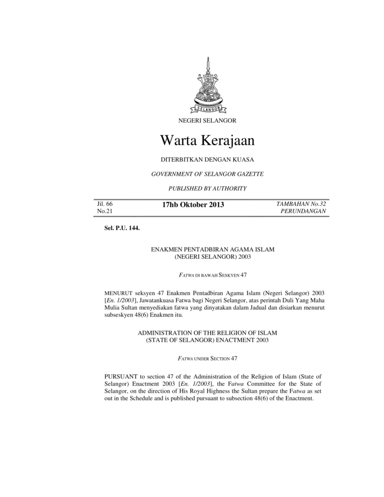 Imbasan halaman 1 daripada 2 — Hukum Meminum Kopi Luwak (Musang)