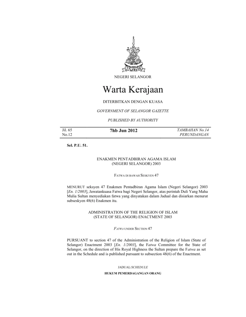 Imbasan halaman 1 daripada 2 — Hukum Pemerdagangan Orang
