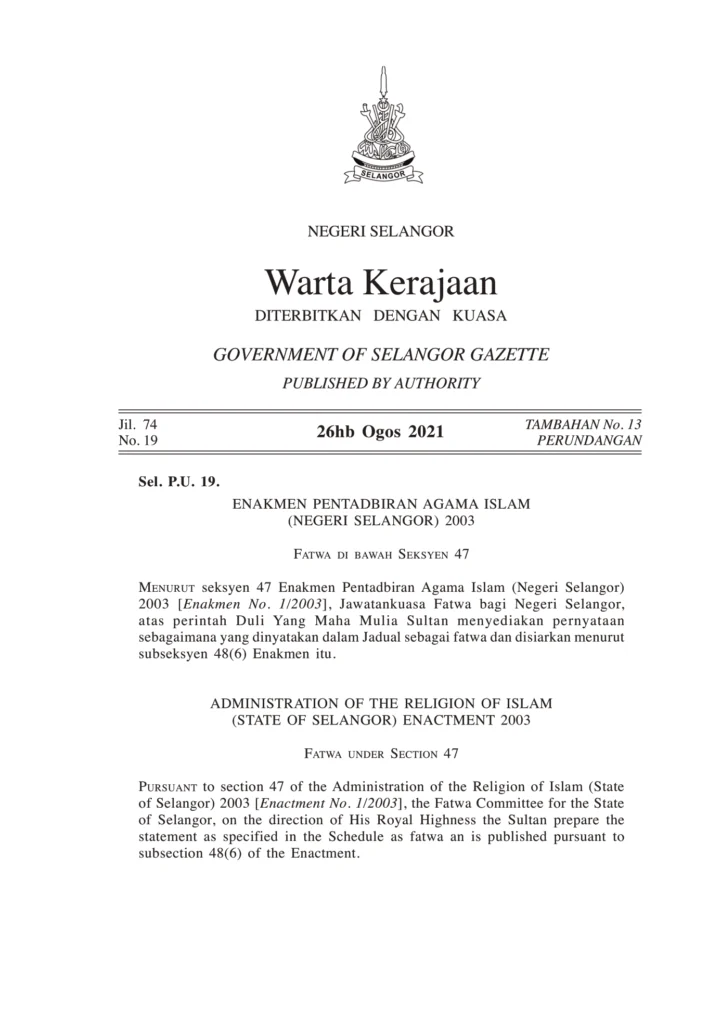 Imbasan halaman 1 daripada 2 — Hukum dan Kaedah Pengurusan Jenazah Pesakit Covid-19 Beragama Islam